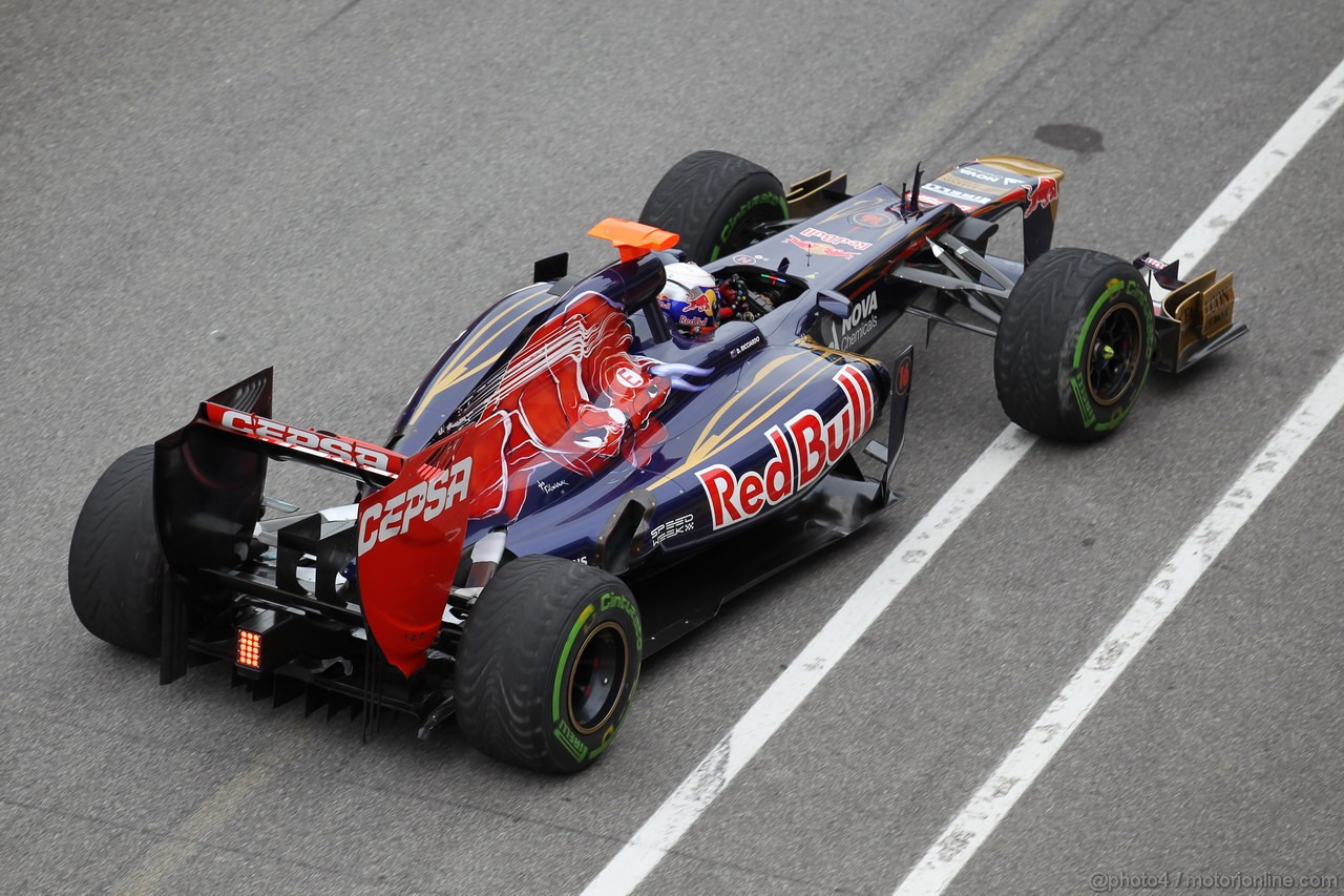 Mugello Test Maggio 2012, Daniel Ricciardo (AUS), Scuderia Toro Rosso 
03.05.2012. Formula 1 World Championship, Testing, Mugello, Italy 
 