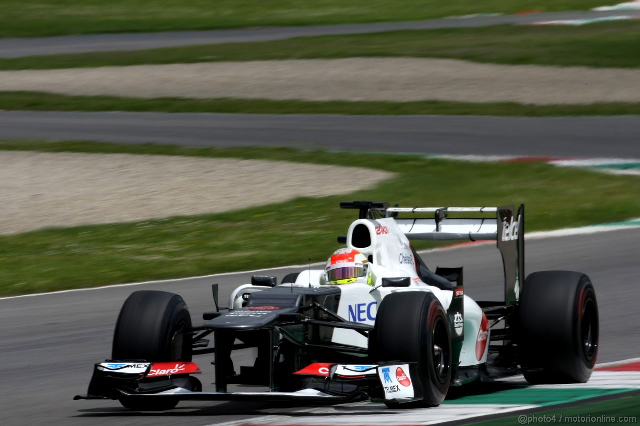 Mugello Test Maggio 2012, Sergio Perez (MEX), Sauber F1 Team 
03.05.2012. Formula 1 World Championship, Testing, Mugello, Italy 
 