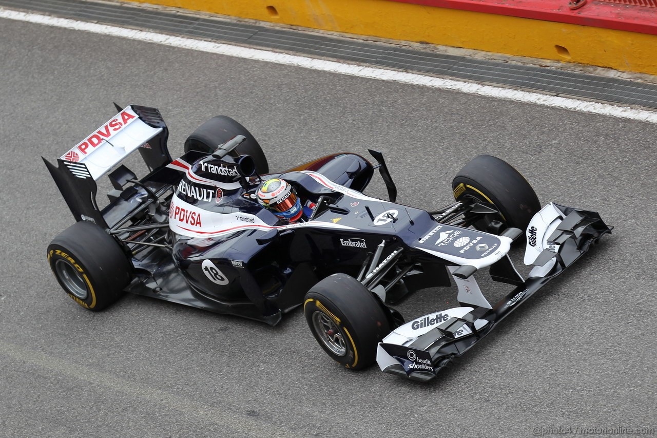 Mugello Test Maggio 2012, Pastor Maldonado (VEN), Williams F1 Team 
03.05.2012. Formula 1 World Championship, Testing, Mugello, Italy 
