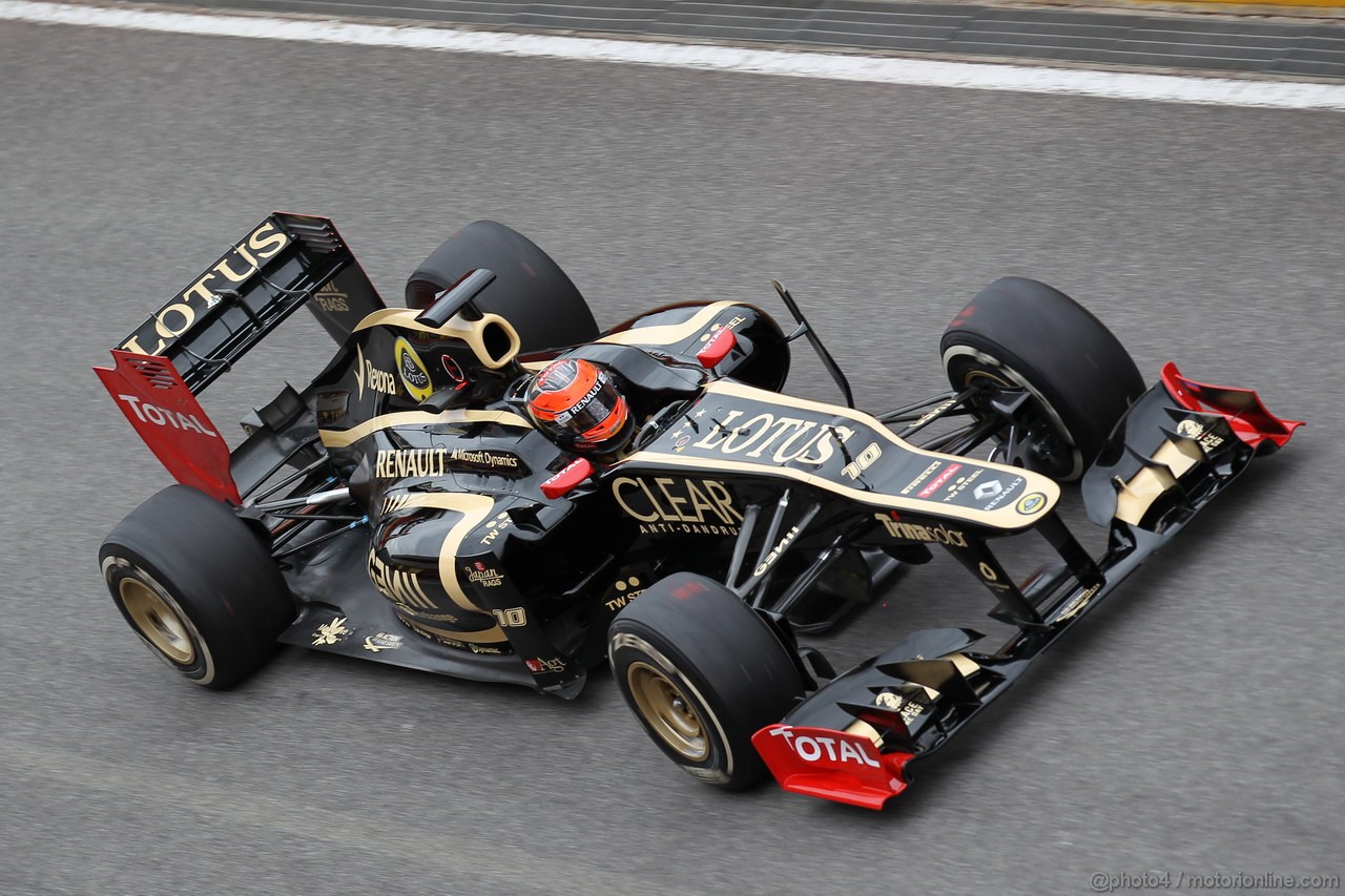 Mugello Test Maggio 2012, Romain Grosjean (FRA), Lotus Renault F1 Team 
03.05.2012. Formula 1 World Championship, Testing, Mugello, Italy 
 