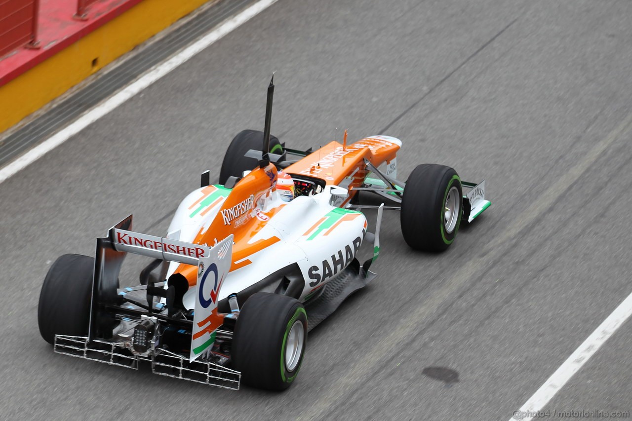 Mugello Test Maggio 2012, Paul di Resta (GBR), Sahara Force India Formula One Team with aero device 
03.05.2012. Formula 1 World Championship, Testing, Mugello, Italy 
 