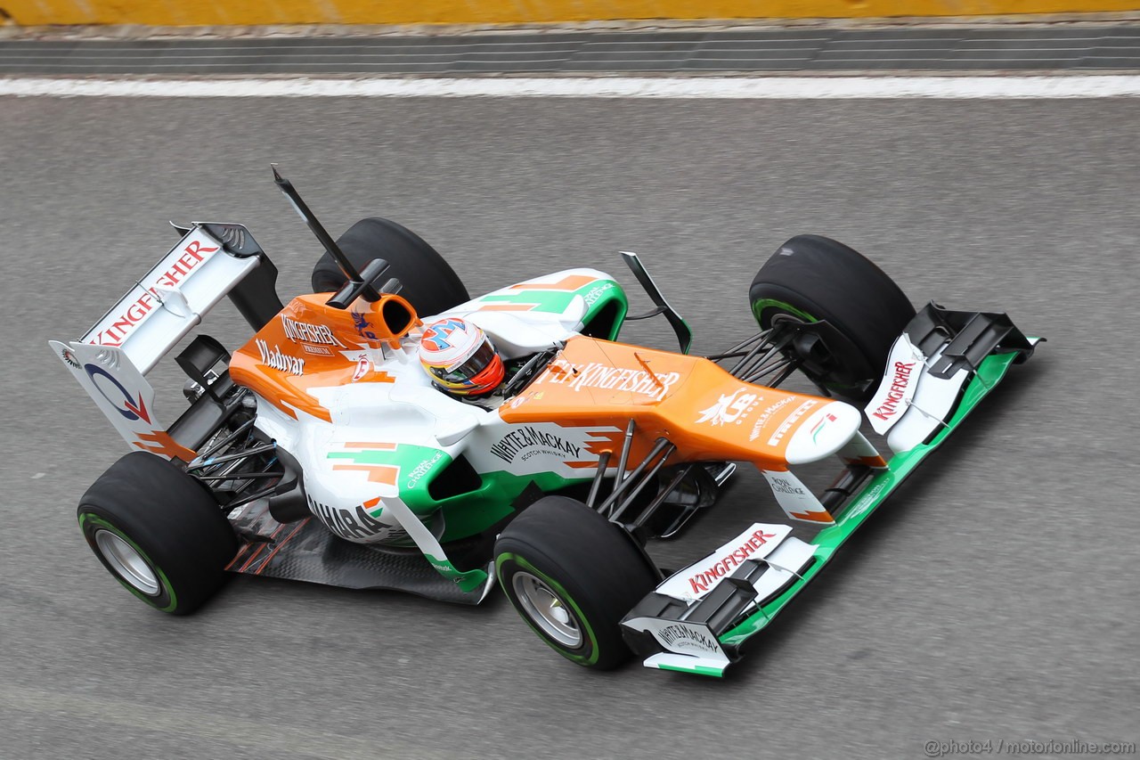 Mugello Test Maggio 2012, Paul di Resta (GBR), Sahara Force India Formula One Team 
03.05.2012. Formula 1 World Championship, Testing, Mugello, Italy 
 