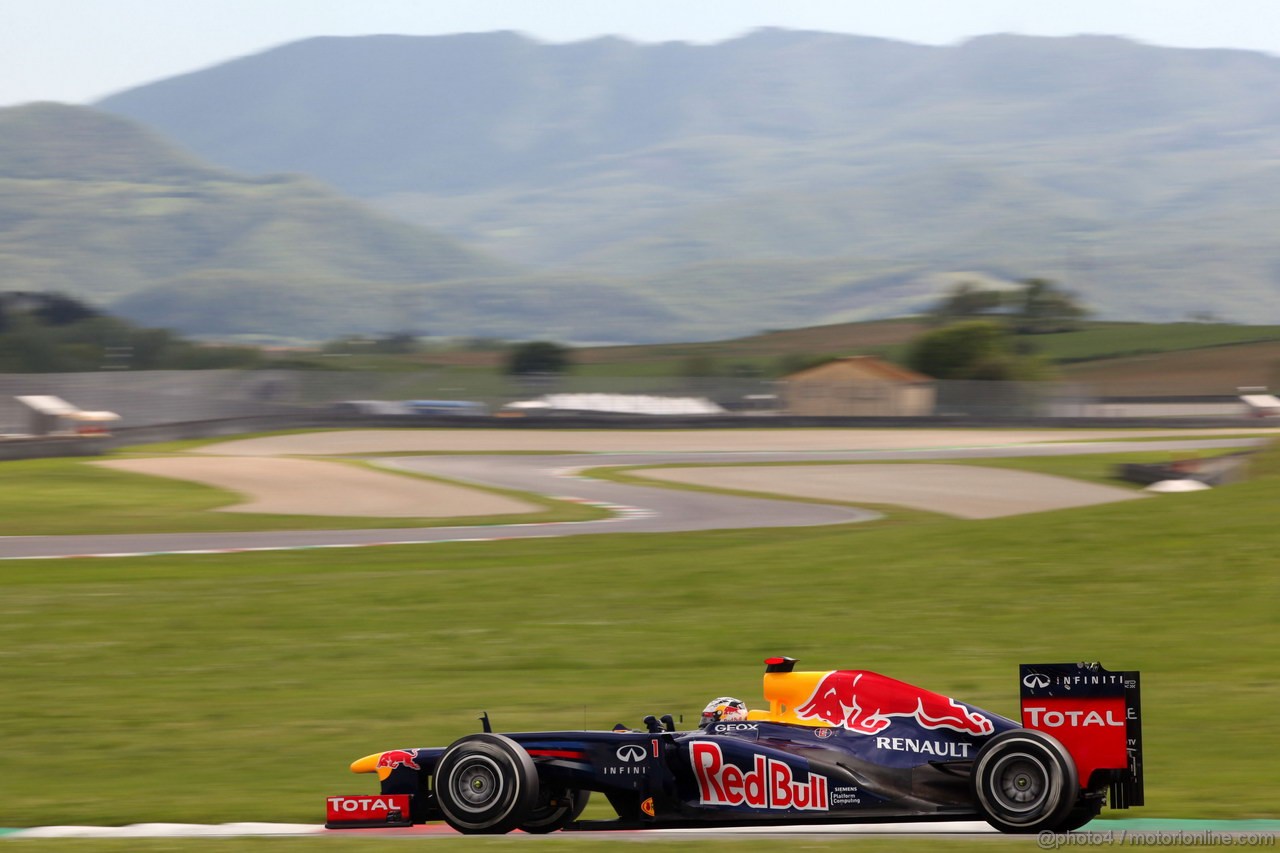 Mugello Test Maggio 2012, Sebastian Vettel (GER), Red Bull Racing 
03.05.2012. Formula 1 World Championship, Testing, Mugello, Italy 
 