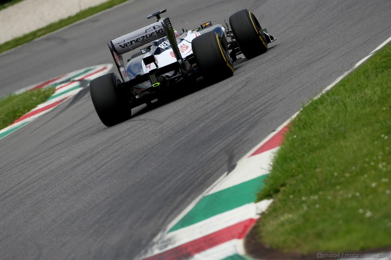 Mugello Test Maggio 2012, Pastor Maldonado (VEN), Williams F1 Team 
03.05.2012. Formula 1 World Championship, Testing, Mugello, Italy 
 