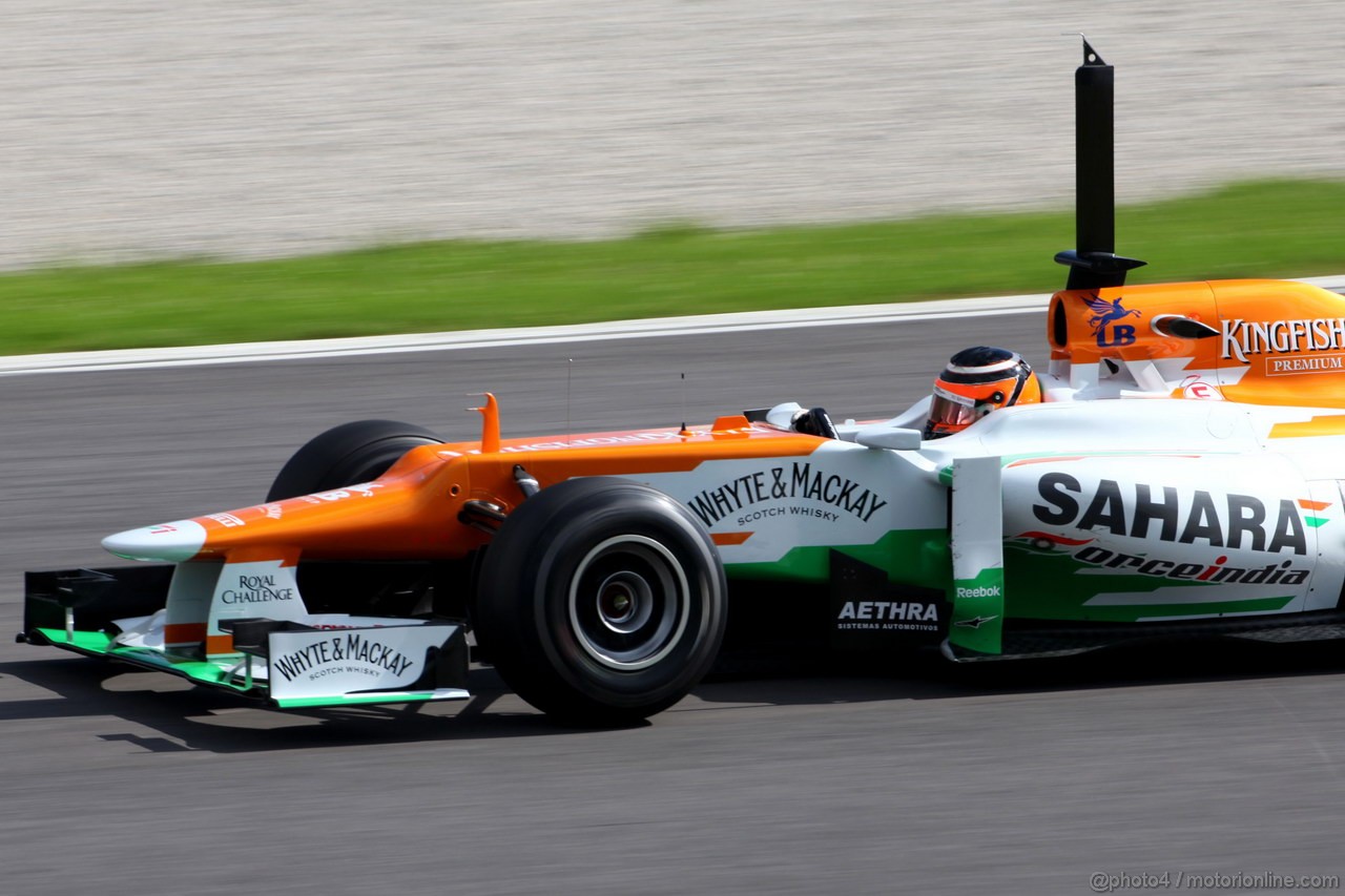 Mugello Test Maggio 2012, Nico Hulkenberg (GER), Sahara Force India Formula One Team 
03.05.2012. Formula 1 World Championship, Testing, Mugello, Italy 
