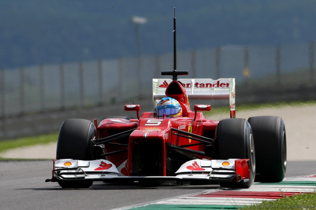 Mugello Test Maggio 2012, Fernando Alonso (ESP), Ferrari 
03.05.2012. Formula 1 World Championship, Testing, Mugello, Italy 
 