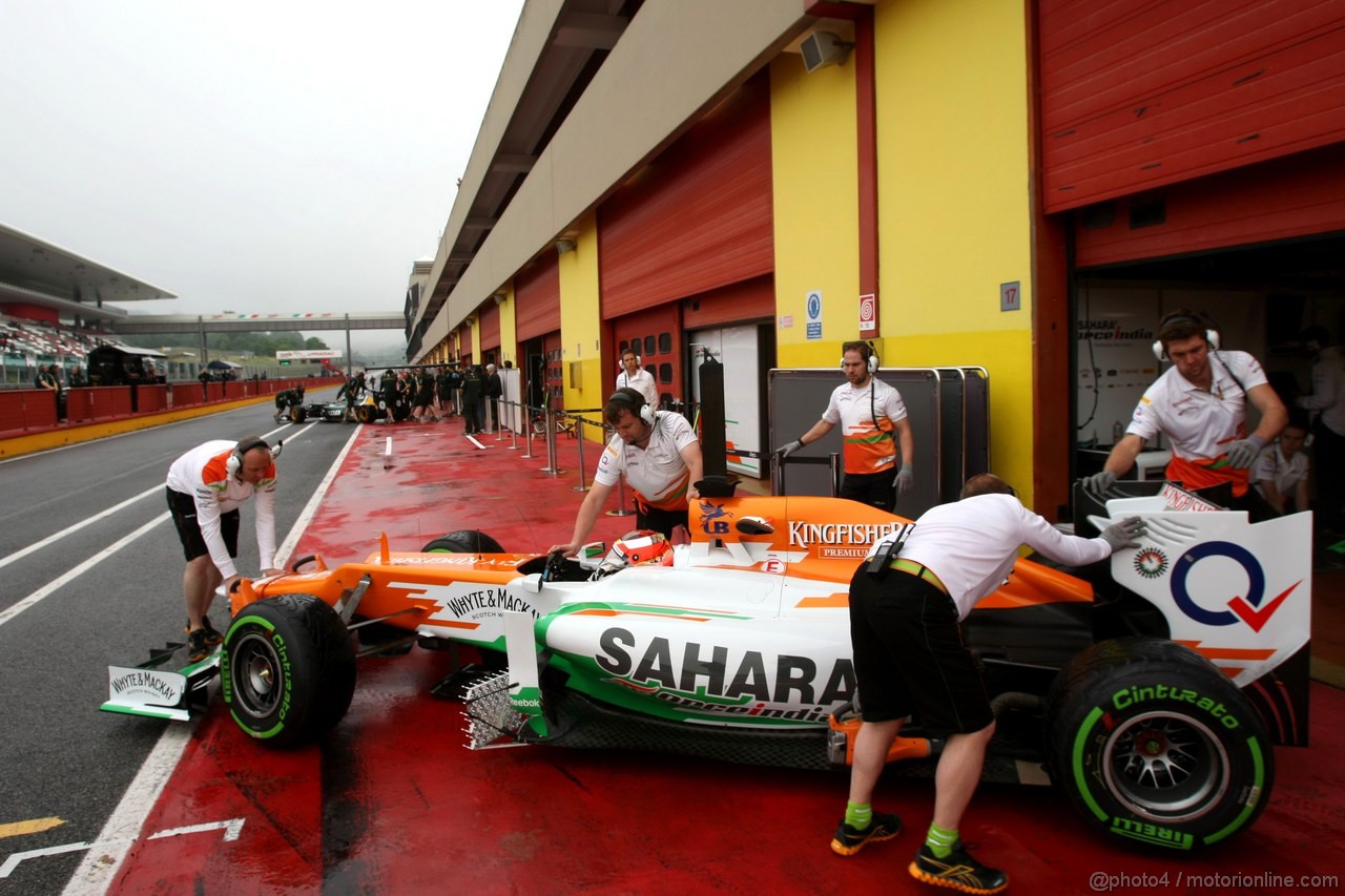 Mugello Test Maggio 2012, Jules Bianchi (FRA), Sahara Force India Formula One Team 
01.05.2012. Formula 1 World Championship, Testing, Mugello, Italy 
 