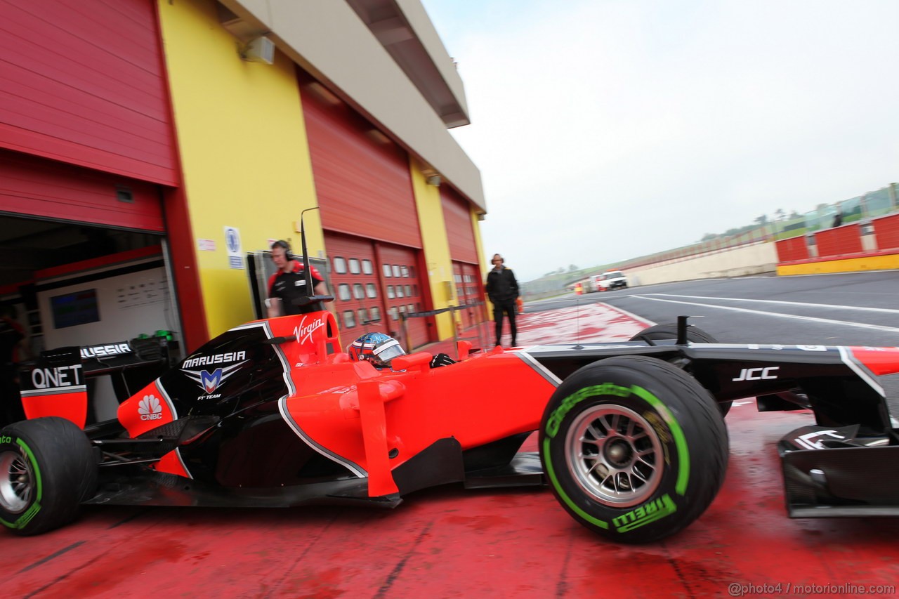 Mugello Test Maggio 2012, Charles Pic (FRA), Marussia F1 Team 
01.05.2012. Formula 1 World Championship, Testing, Mugello, Italy 
 