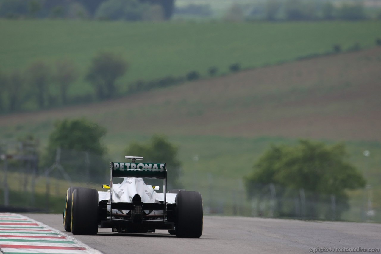 Mugello Test Maggio 2012, Nico Rosberg (GER), Mercedes GP 
01.05.2012. Formula 1 World Championship, Testing, Mugello, Italy 
 
