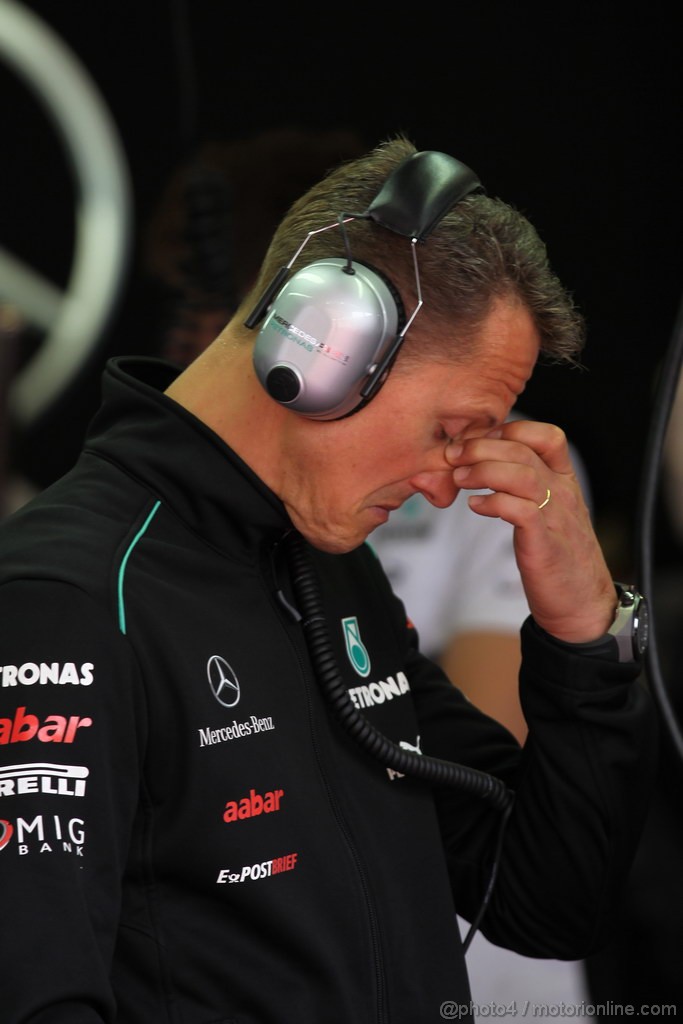 Mugello Test Maggio 2012, Michael Schumacher (GER), Mercedes AMG Petronas 
01.05.2012. Formula 1 World Championship, Testing, Mugello, Italy 
 