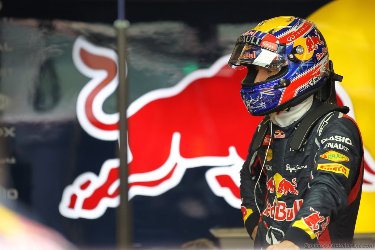 Mugello Test Maggio 2012, Mark Webber (AUS), Red Bull Racing 
01.05.2012. Formula 1 World Championship, Testing, Mugello, Italy 
 