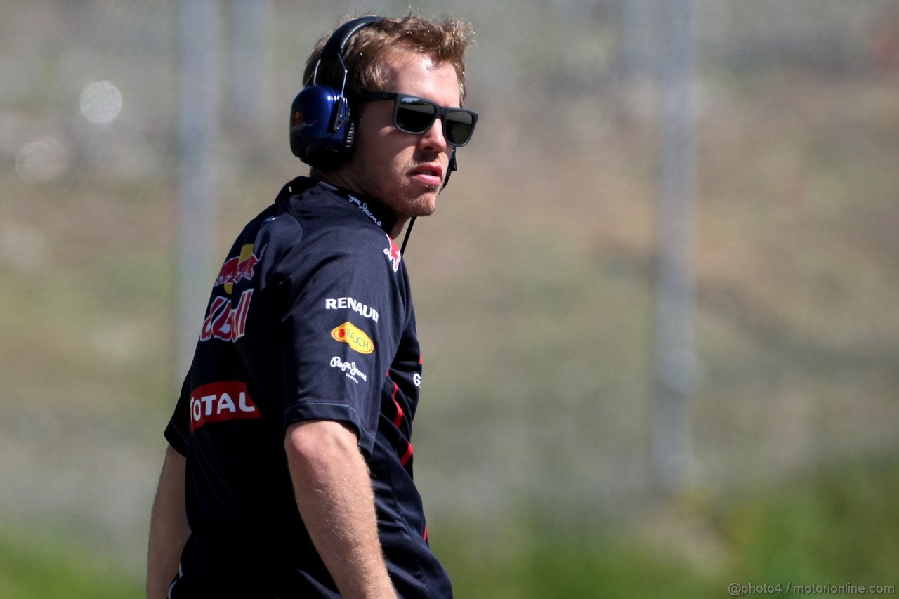 Mugello Test Maggio 2012, Sebastian Vettel (GER), Red Bull Racing 
02.05.2012. Formula 1 World Championship, Testing, Mugello, Italy 
 