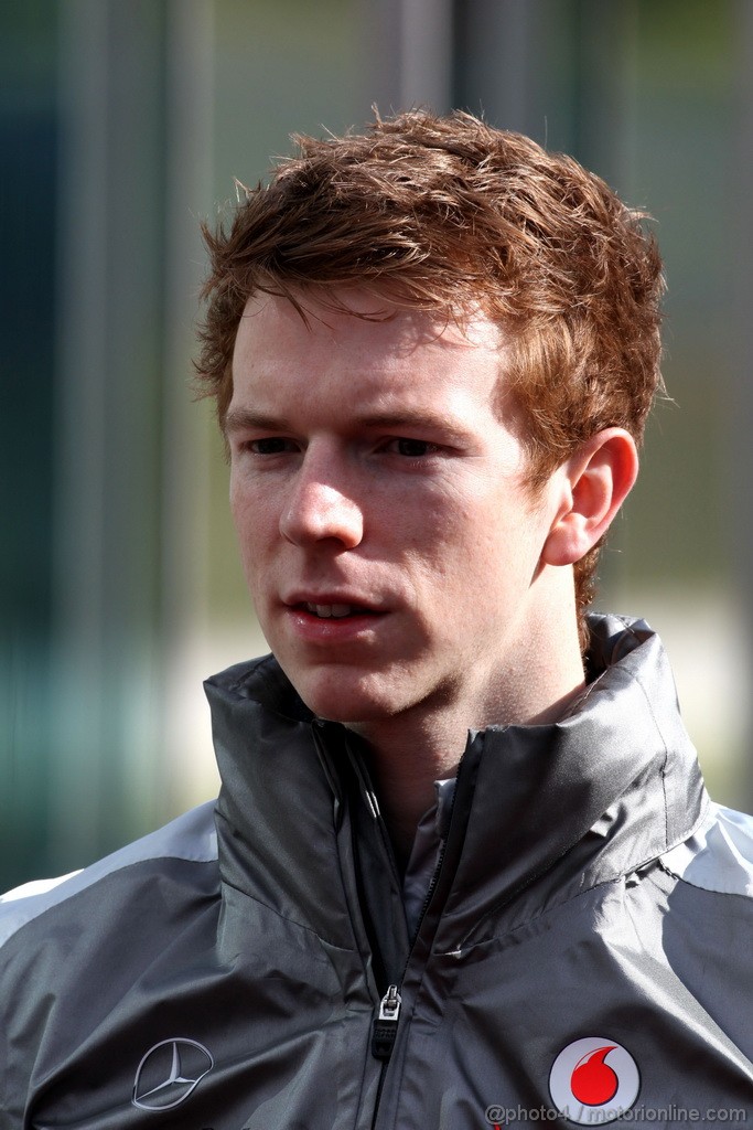 Mugello Test Maggio 2012, Oliver Turvey (GBR), McLaren Mercedes  
02.05.2012. Formula 1 World Championship, Testing, Mugello, Italy 
 