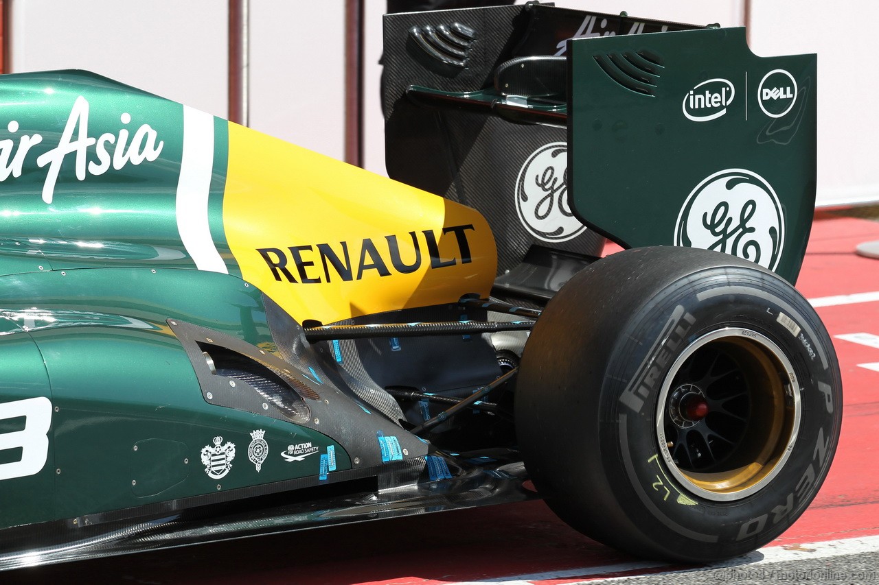 Mugello Test Maggio 2012, Vitaly Petrov (RUS), Caterham F1 Team  with a new rear exhaust system
02.05.2012. Formula 1 World Championship, Testing, Mugello, Italy 
