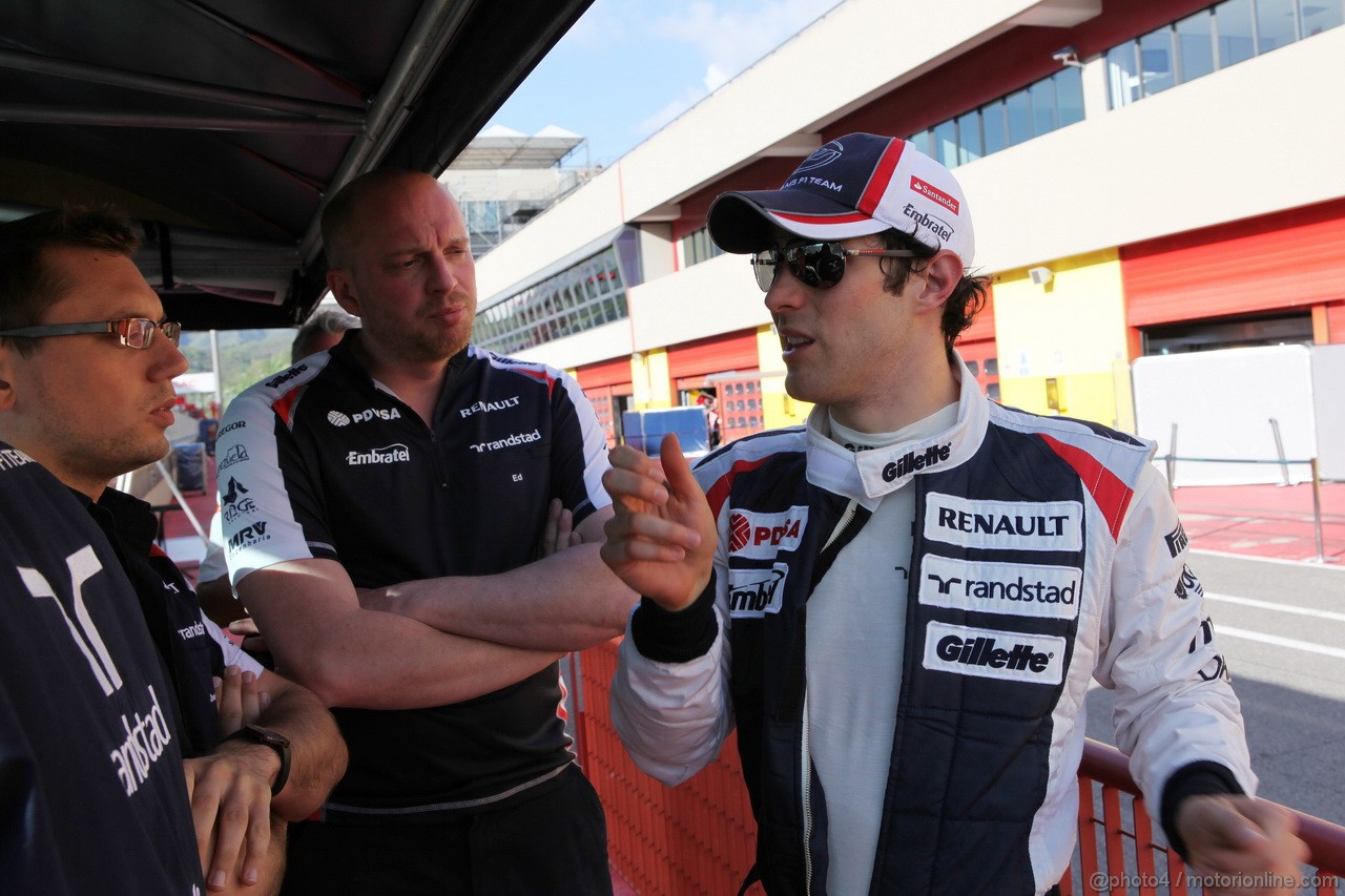 Mugello Test Maggio 2012, Bruno Senna (BRA), Williams F1 Team 
02.05.2012. Formula 1 World Championship, Testing, Mugello, Italy 
 