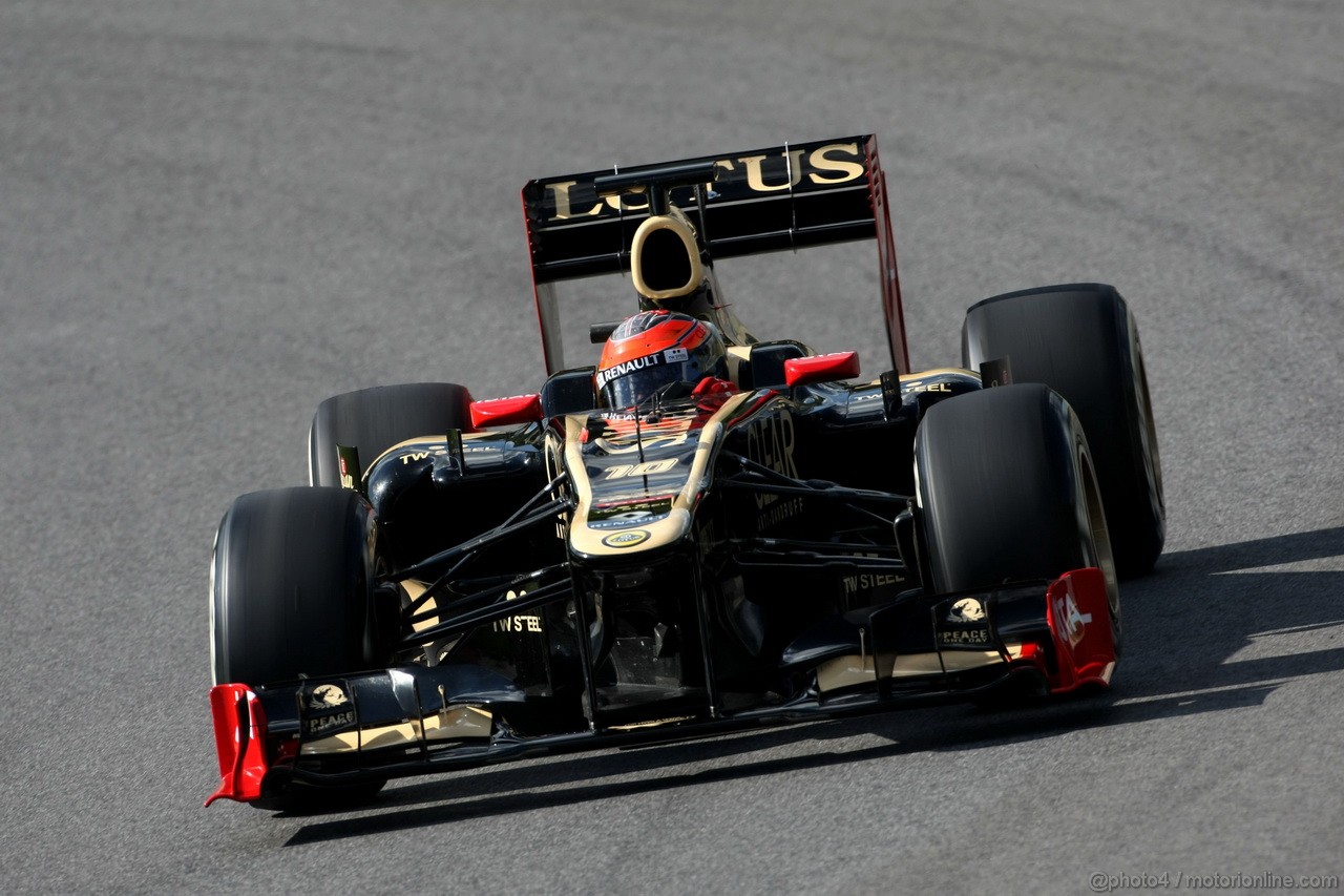 Mugello Test Maggio 2012, Romain Grosjean (FRA), Lotus F1 Team 
02.05.2012. Formula 1 World Championship, Testing, Mugello, Italy 
 