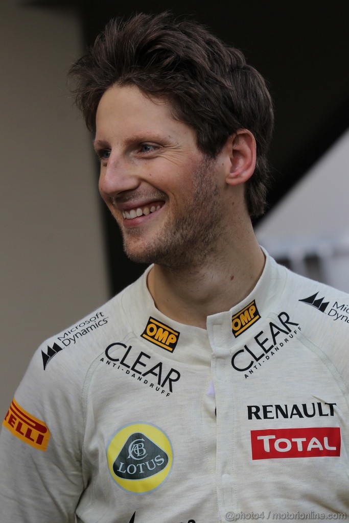 Mugello Test Maggio 2012, Romain Grosjean (FRA), Lotus Renault F1 Team 
02.05.2012. Formula 1 World Championship, Testing, Mugello, Italy 
 