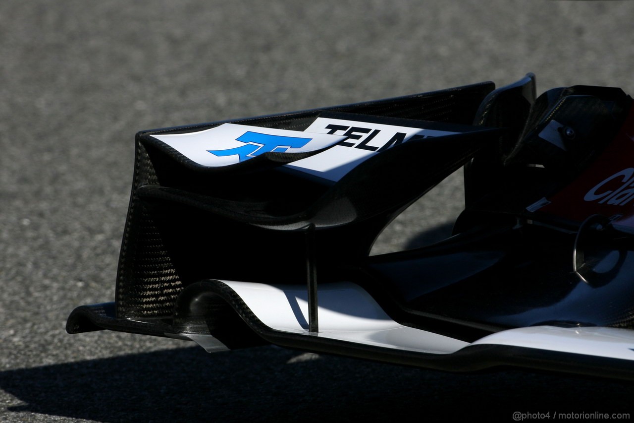 Sauber C31, 
Technical detail, front wing - Sauber C31 Ferrari Launch 