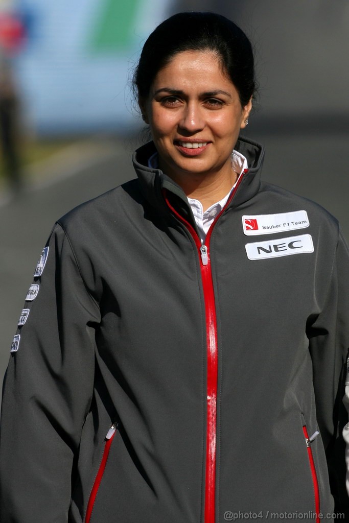 Sauber C31, Monisha Kaltenborn (AUT), Managing director, Sauber F1 Team   - Sauber C31 Ferrari Launch 