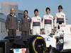 Sauber C31, Peter Sauber (SUI), Sauber F1 Team, Team Principal with Monisha Kaltenborn (AUT), Managing director, Sauber F1 Team, Kamui Kobayashi (JAP), Sauber F1 Team, Sergio Perez (MEX), Sauber F1 Team e Esteban Gutierrez (MEX), Sauber F1 Team - Sauber C31 Ferrari Launch 