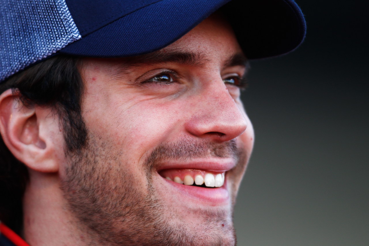 Toro Rosso STR7, JEREZ DE LA FRONTERA, SPAIN - FEBRUARY 06:  Scuderia Toro Rosso driver Jean-Eric Vergne of France attends the unveiling of the new Scuderia Toro Rosso STR7 at the Circuito de Jerez on February 6, 2012 in Jerez de la Frontera, Spain.  (Photo by Paul Gilham/Getty Images)