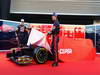 Toro Rosso STR7, JEREZ DE LA FRONTERA, SPAIN - FEBRUARY 06:  Scuderia Toro Rosso drivers Jean-Eric Vergne (R) of France e Daniel Ricciardo (L) of Australia unveil the new Scuderia Toro Rosso STR7 alongside CEPSA Co-Chairman Santiago Bergareche (C) at the Circuito de Jerez on February 6, 2012 in Jerez de la Frontera, Spain.  (Photo by Mark Thompson/Getty Images)