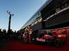 Toro Rosso STR7, JEREZ DE LA FRONTERA, SPAIN - FEBRUARY 06:  Scuderia Toro Rosso drivers Jean-Eric Vergne (R) of France e Daniel Ricciardo (L) of Australia attend the unveiling of the new Scuderia Toro Rosso STR7 at the Circuito de Jerez on February 6, 2012 in Jerez de la Frontera, Spain.  (Photo by Clive Mason/Getty Images)
