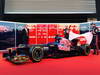 Toro Rosso STR7, JEREZ DE LA FRONTERA, SPAIN - FEBRUARY 06:  Scuderia Toro Rosso drivers Jean-Eric Vergne (R) of France e Daniel Ricciardo (C) of Australia unveil the new Scuderia Toro Rosso STR7 alongside CEPSA Co-Chairman Santiago Bergareche (L) at the Circuito de Jerez on February 6, 2012 in Jerez de la Frontera, Spain.  (Photo by Mark Thompson/Getty Images)