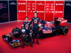 Toro Rosso STR7, JEREZ DE LA FRONTERA, SPAIN - FEBRUARY 06:  Scuderia Toro Rosso drivers Jean-Eric Vergne (R) of France e Daniel Ricciardo (L) of Australia attend the unveiling of the new Scuderia Toro Rosso STR7 at the Circuito de Jerez on February 6, 2012 in Jerez de la Frontera, Spain.  (Photo by Peter Fox/Getty Images)