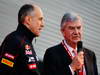 Toro Rosso STR7, JEREZ DE LA FRONTERA, SPAIN - FEBRUARY 06:  Scuderia Toro Rosso Team Principal Franz Tost (L) e CEPSA Co-Chairman Santiago Bergareche (R) attend the launch of the new Scuderia Toro Rosso STR7 at the Circuito de Jerez on February 6, 2012 in Jerez de la Frontera, Spain.  (Photo by Paul Gilham/Getty Images)