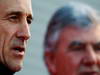 Toro Rosso STR7, JEREZ DE LA FRONTERA, SPAIN - FEBRUARY 06:  Scuderia Toro Rosso Team Principal Franz Tost (L) e CEPSA Co-Chairman Santiago Bergareche (R) attend the launch of the new Scuderia Toro Rosso STR7 at the Circuito de Jerez on February 6, 2012 in Jerez de la Frontera, Spain.  (Photo by Paul Gilham/Getty Images)