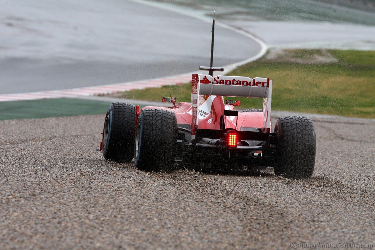 BARCELONA TEST MARZO 2013, Felipe Massa (BRA) Ferrari F138 