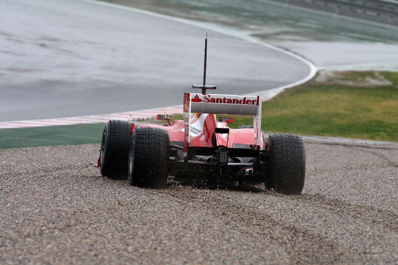 BARCELONA TEST MARZO 2013, Felipe Massa (BRA) Ferrari F138 