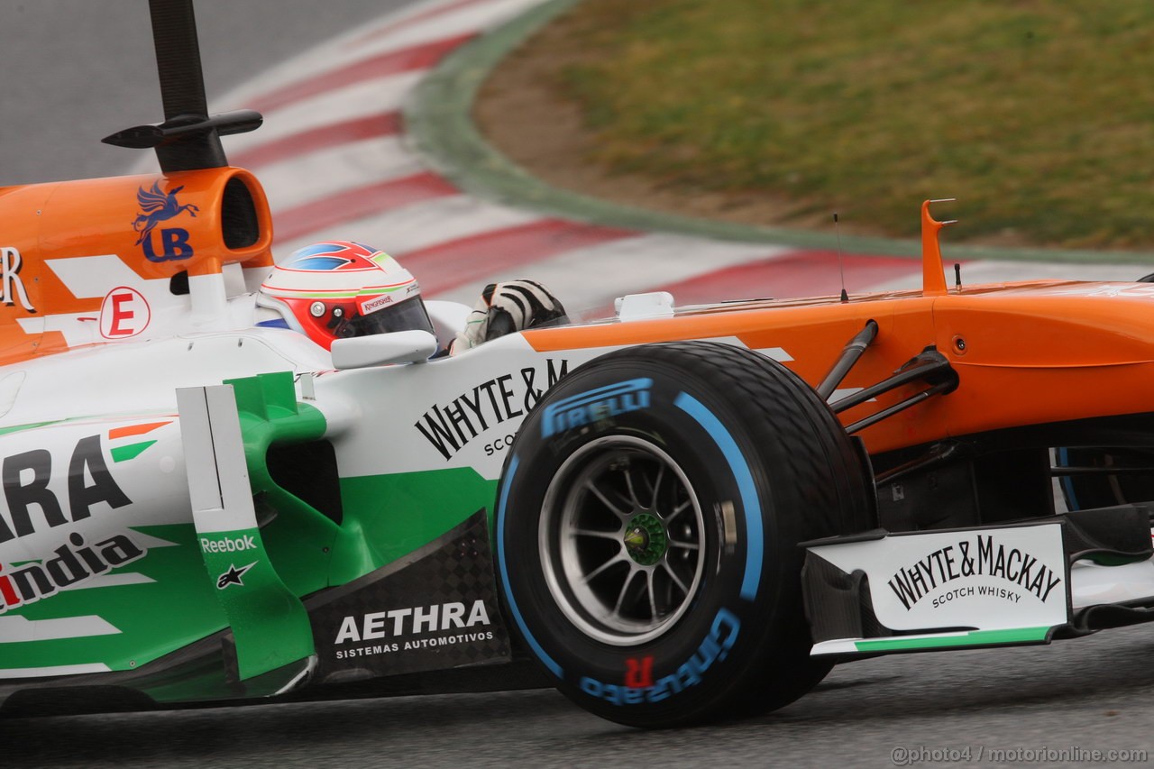 BARCELONA TEST MARZO 2013, Paul di Resta (GBR) Sahara Force India F1 Team VJM06 