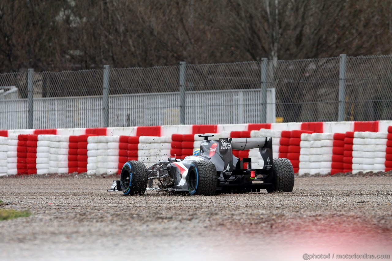 BARCELONA TEST MARZO 2013, Esteban Gutierrez (MEX) Sauber C32.
02.03.2013.