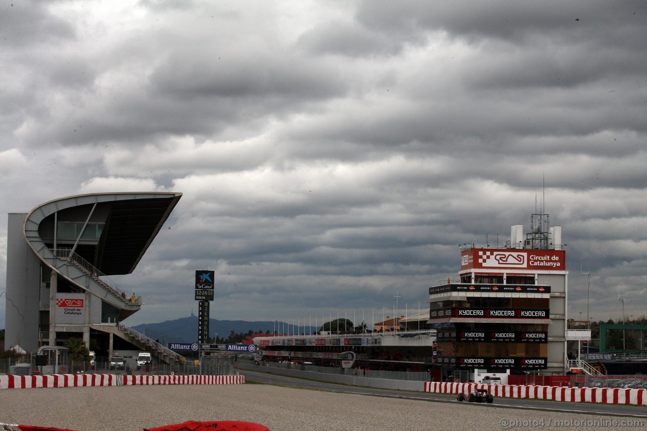 BARCELONA TEST MARZO 2013, Romain Grosjean (FRA) Lotus F1 Team E21 