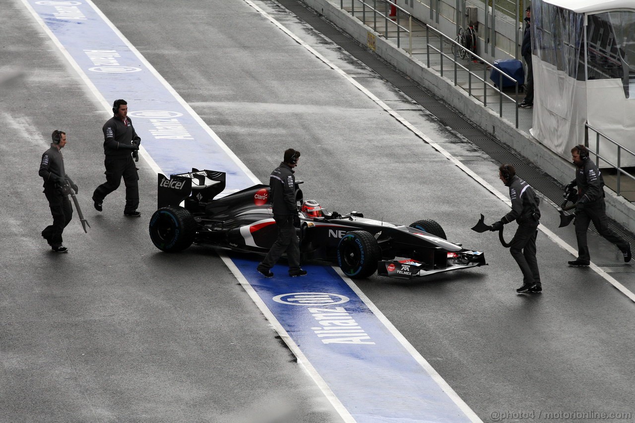 BARCELONA TEST MARZO 2013, Nico Hulkenberg (GER) Sauber F1 Team C32 