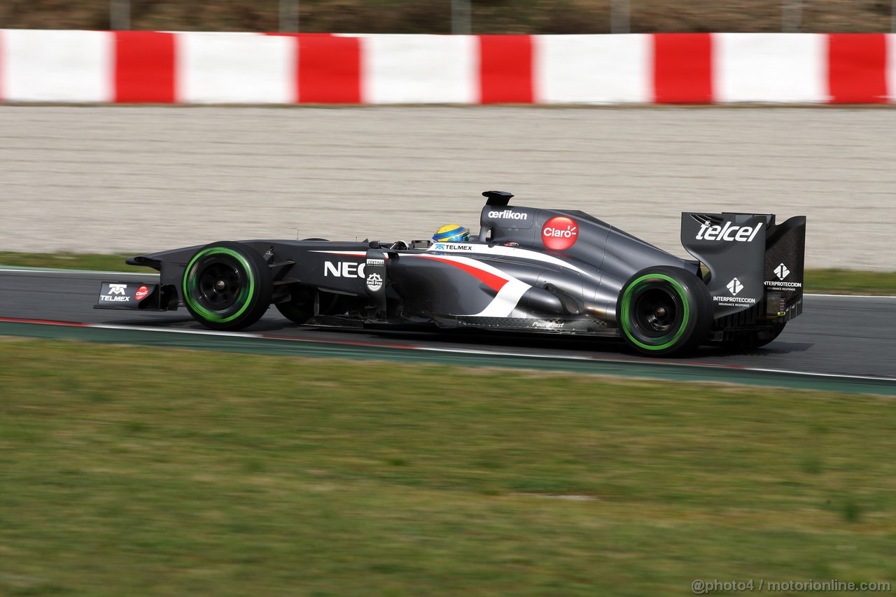 BARCELONA TEST MARZO 2013, Esteban Gutierrez (MEX), Sauber F1 Team C32 