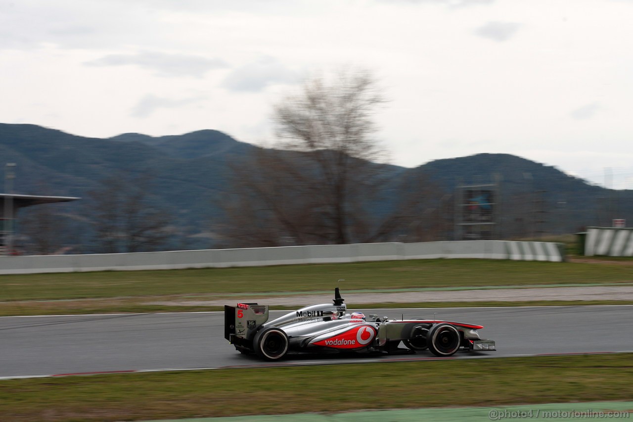 BARCELONA TEST MARZO 2013, Jenson Button (GBR) McLaren Mercedes MP4-28 