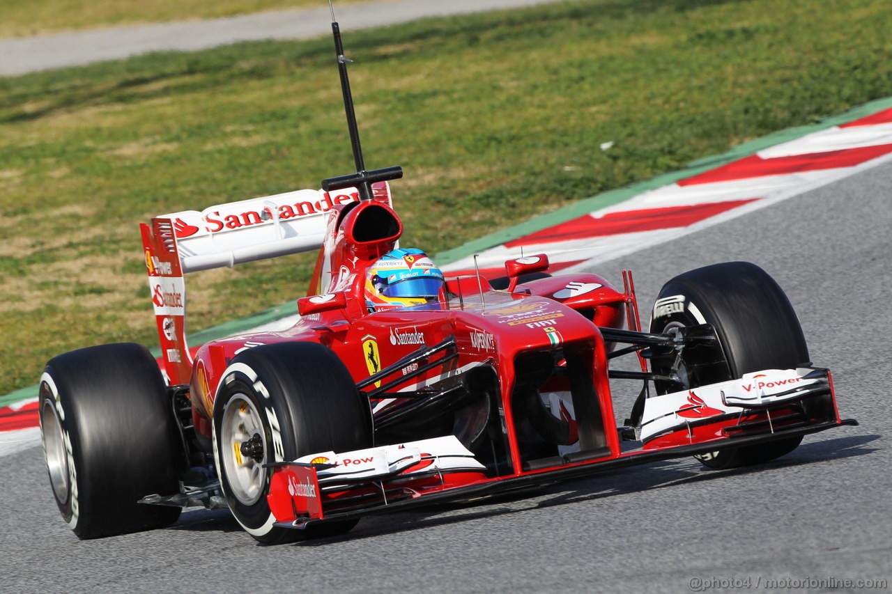 BARCELONA TEST MARZO 2013, Fernando Alonso (ESP) Ferrari F138.
03.03.2013. 