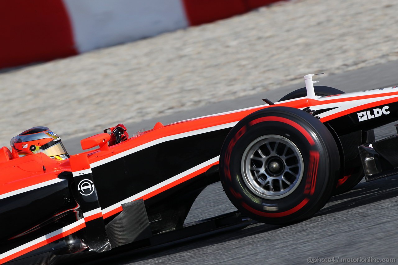 BARCELONA TEST MARZO 2013, Jules Bianchi (FRA) Marussia F1 Team MR02.
03.03.2013. 