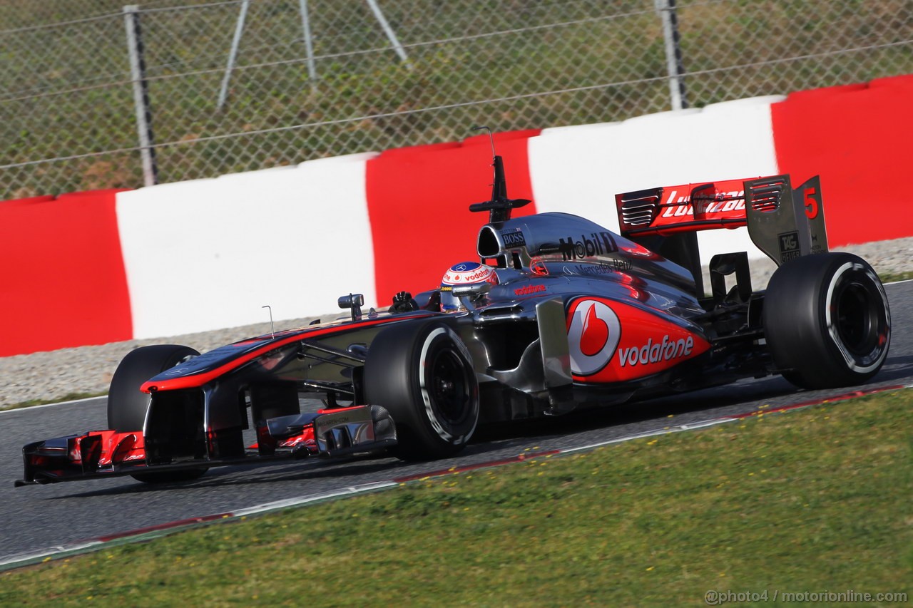 BARCELONA TEST MARZO 2013, Jenson Button (GBR) McLaren MP4-28.
03.03.2013. 