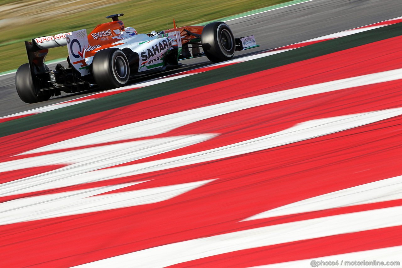 BARCELONA TEST MARZO 2013, Paul di Resta (GBR) Sahara Force India VJM06.
03.03.2013. 