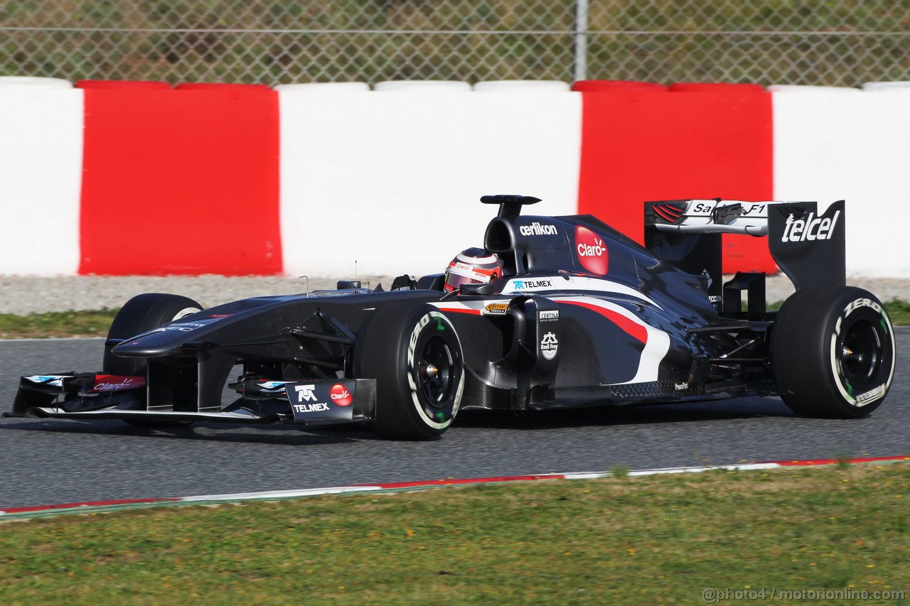 BARCELONA TEST MARZO 2013, Nico Hulkenberg (GER) Sauber C32.
03.03.2013. 