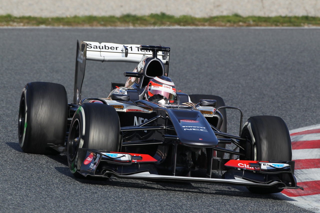 BARCELONA TEST MARZO 2013, Nico Hulkenberg (GER) Sauber C32.
03.03.2013. 