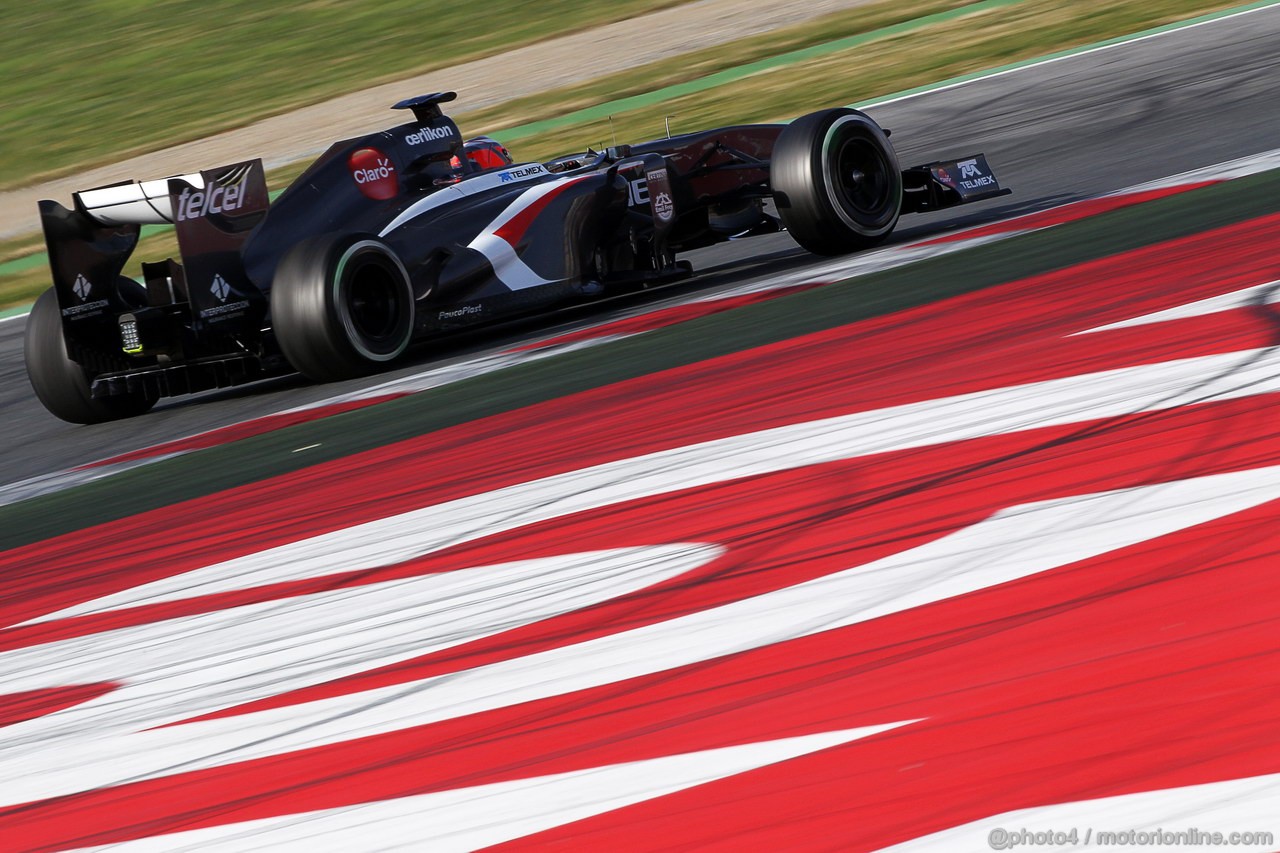 BARCELONA TEST MARZO 2013, Nico Hulkenberg (GER) Sauber C32.
03.03.2013. 