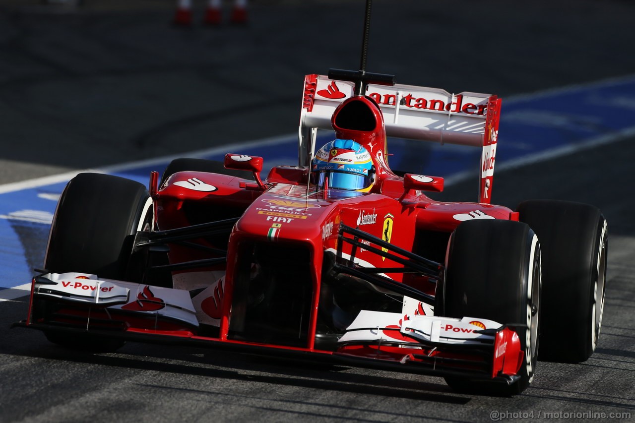 BARCELONA TEST MARZO 2013, Fernando Alonso (ESP) Ferrari F138.
03.03.2013. 