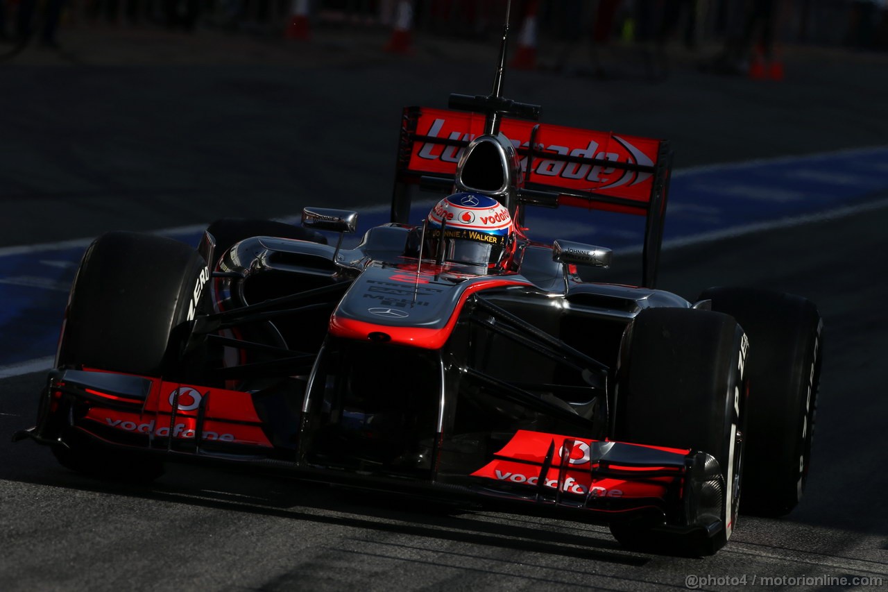 BARCELONA TEST MARZO 2013, Jenson Button (GBR) McLaren MP4-28.
03.03.2013. 