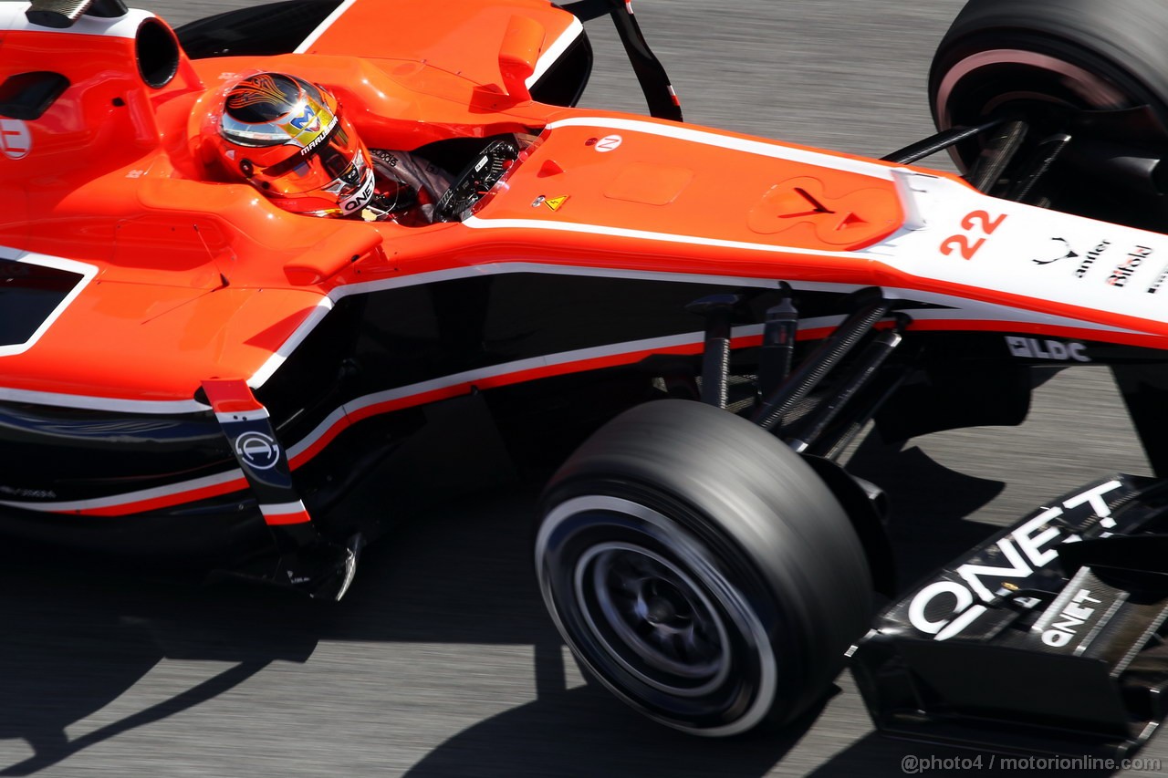 BARCELONA TEST MARZO 2013, Jules Bianchi (FRA) Marussia F1 Team MR02.
03.03.2013.