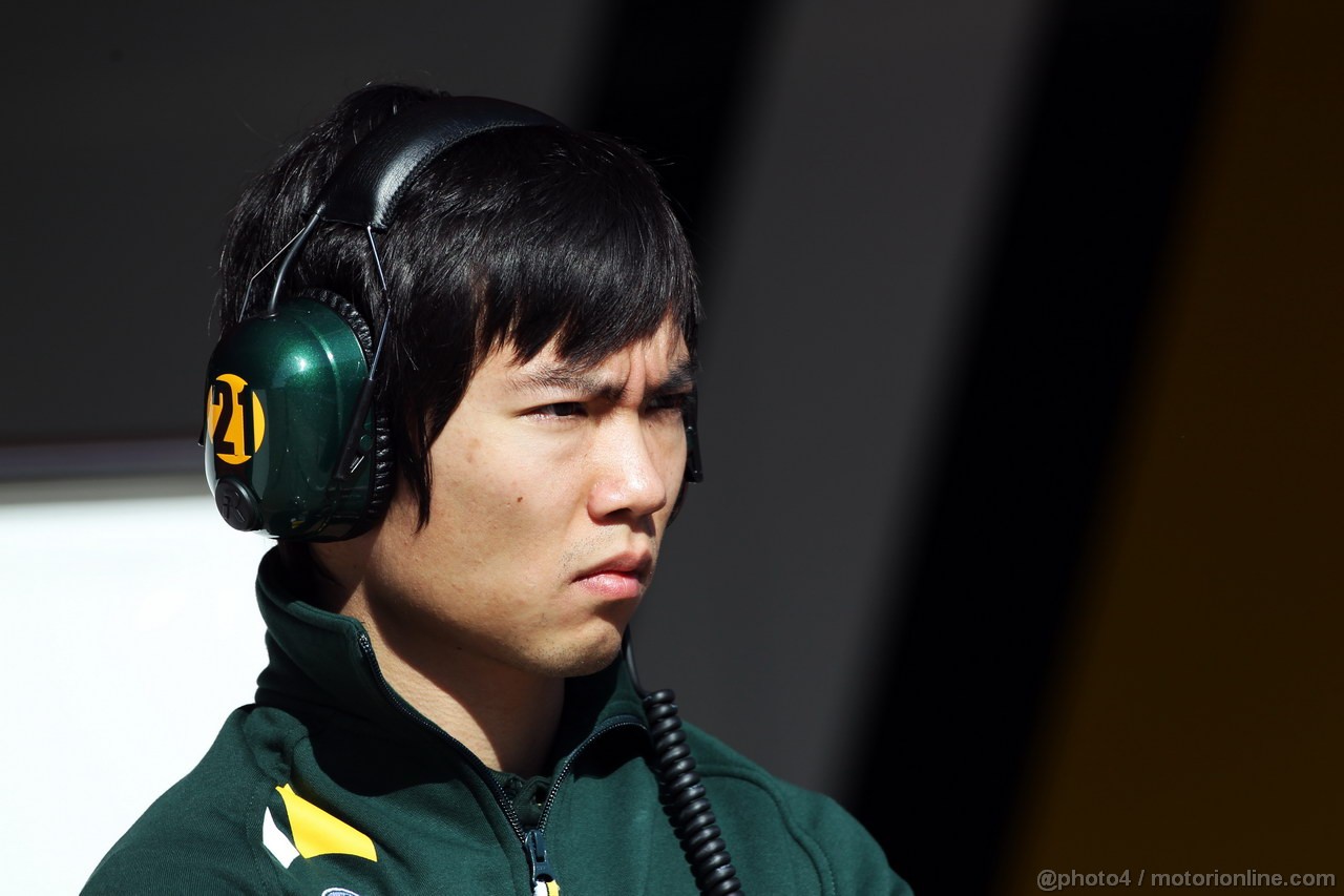 BARCELONA TEST MARZO 2013, Ma Qing Hua (CHN) Caterham F1 Reserve Driver.
03.03.2013. 